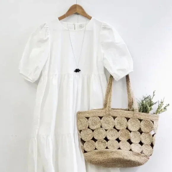 COPY - Handwoven Natural Jute Bag - Picture 1 of 4